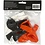 Creativ Company Ballonnen, rond, d 23-26 cm, zwart, oranje, wit, 10 stuk/ 1 doos
