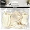Creativ Company Ballonnen, rond, d 23 cm, wit, parelmoer, 10 stuk/ 1 doos