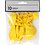 Creativ Company Ballonnen, Set met 10 ballonnen, d 23 cm, geel, 10 stuk/ 1 doos