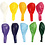 Creativ Company Ballonnen, rond, d 23 cm, diverse kleuren, 10 stuk/ 1 doos