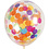Creativ Company Ballonnen met confetti, rond, d 23 cm, transparant, 4 stuk/ 1 doos
