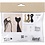 Creativ Company Mini Hobbyset Macramé, Oorbellen, zwart, olijfbruin, zandkleur, 1 doos