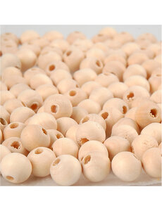 Creativ Company Houten kraal, d 8 mm, gatgrootte 2 mm, 100 stuk/ 1 doos