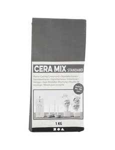 Creativ Company Cera-Mix Standaard Gipsgietmix, lichtgrijs, 1 kg