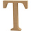 Creativ Company Letter, T, H: 13 cm, dikte 2 cm, 1 stuk