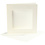 Creativ Company Passepartout Kaarten, afmeting kaart 12,5x12,5 cm, afmeting envelop 13,5x13,5 cm, off-white, 10 set/ 1 doos