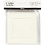 Creativ Company Passepartout Kaarten, afmeting kaart 12,5x12,5 cm, afmeting envelop 13,5x13,5 cm, off-white, 10 set/ 1 doos