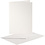 Creativ Company Parelmoer kaarten en enveloppen, afmeting kaart 10,5x15 cm, afmeting envelop 11,5x16,5 cm, crème, 10 set/ 1 doos