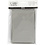 Creativ Company Parelmoer kaarten en enveloppen, afmeting kaart 10,5x15 cm, afmeting envelop 11,5x16,5 cm, zilver, 10 set/ 1 doos