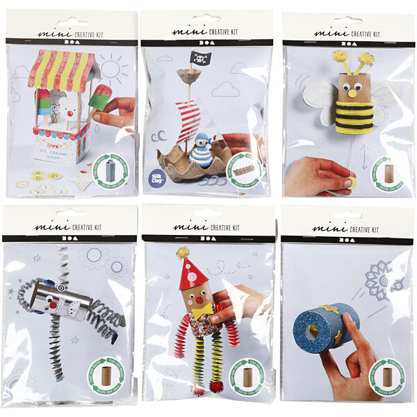 Creativ Company Mini Hobbyset, 6 set/ 1 doos