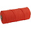 Creativ Company Macramé koord, L: 315 M, dikte 1 mm, Dunne kwaliteit 12/12, oranje, 220 gr/ 1 bol
