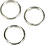 Creativ Company Splitring, d 5 mm, verzilverd, 30 stuk/ 1 doos