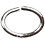 Creativ Company Ring, ovaal, dikte 1 mm, verzilverd, 40 stuk/ 1 doos