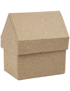 Creativ Company Huizen, H: 10,5 cm, afm 6x8,5 cm, 4 stuk/ 1 doos