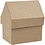Creativ Company Huizen, H: 10,5 cm, afm 6x8,5 cm, 4 stuk/ 1 doos