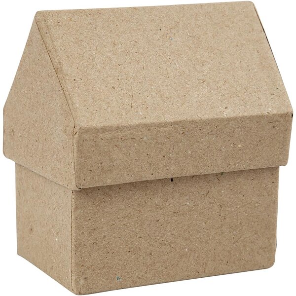 Creativ Company Huizen, H: 10,5 cm, afm 6x8,5 cm, 4 stuk/ 1 doos