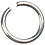 Creativ Company Ringen, afm 7 mm, dikte 1 mm, verzilverd, 400 stuk/ 1 doos