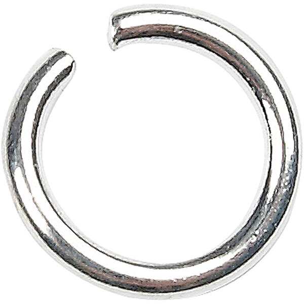 Creativ Company Ringen, afm 7 mm, dikte 1 mm, verzilverd, 400 stuk/ 1 doos