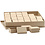 Creativ Company Dozen, H: 3,5 cm, afm 5x7 cm, 24 stuk/ 1 doos