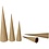 Hoge Kegels, H: 30-40-50 cm, d 8-9-11,5 cm, 3 stuk/ 1 doos