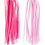 Creativ Company Tassels, afm 12x35 cm, roze, lichtrood, 12 stuk/ 1 doos