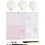 Creativ Company Mini Hobbyset Decoupage, Mosselschelpen, lichtroze, 1 doos