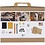 Creativ Company Maxi Hobbyset Decoratie, Spookhuis, zwart, lichtbruin, oranje, 1 doos