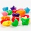 Figuur Kralen, d 10 mm, gatgrootte 3,5 mm, diverse kleuren, 400 gr, 700 ml/ 1 Doosje