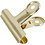 Creativ Company Metalen klem, B: 7,5 cm, brons, 6 stuk/ 1 doos