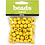 Houten Kralen, d 12 mm, gatgrootte 3 mm, geel, 22 gr/ 1 doos