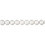 Creativ Company Houten Kralen, d 8 mm, gatgrootte 2 mm, wit, 15 gr/ 1 doos