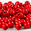 Creativ Company Houten Kralen, d 8 mm, gatgrootte 2 mm, rood, 15 gr/ 1 doos