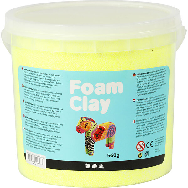 Foam Clay Foam Clay®, neon geel, 560 gr/ 1 emmer