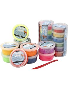 Foam Clay Foam Clay®, diverse kleuren, 22 Doosje/ 1 set