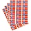 Creativ Company Vlag, afm 15x22 mm, 72 stuk/ 1 doos