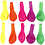 Creativ Company Ballonnen, rond, d 23 cm, neon kleuren, 10 stuk/ 1 doos