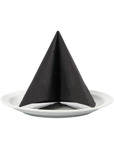 Creativ Company Servetten, afm 33x33 cm, zwart, 20 stuk/ 1 doos