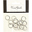 Vivi Gade Splitring, d 15 mm, verzilverd, 15 stuk/ 1 doos