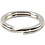 Vivi Gade Splitring, d 15 mm, verzilverd, 15 stuk/ 1 doos