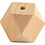 Creativ Company Diamantvormige kralen, B: 20 mm, gatgrootte 3 mm, 6 stuk/ 1 doos