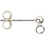 Creativ Company Oorsteker, L: 13 mm, zilver, 10 stuk/ 1 doos