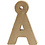 Creativ Company Letter, Å, H: 10 cm, dikte 2 cm, 1 stuk