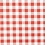 Wasdoek, ruit, B: 140 cm, rood, wit, 20 m/ 1 rol