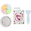 Creativ Company Mini Hobbyset Boetseren, Steen met insect, grijs, lichtroze, licht turquoise, 1 doos