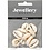 Creativ Company Schelpen, L: 20 mm, naturel, 12 stuk/ 1 doos