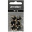 Creativ Company Sieradenhanger, H: 15-20 mm, gatgrootte 2 mm, grijs, 1 doos