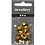 Sieradenhanger, H: 15-20 mm, gatgrootte 2 mm, geel, 1 doos