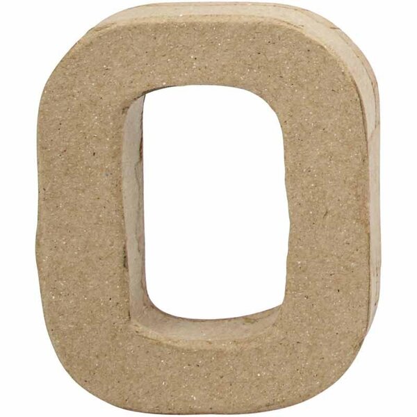 Creativ Company Cijfer, 0, H: 10 cm, B: 8 cm, dikte 2 cm, 1 stuk