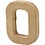 Creativ Company Cijfer, 0, H: 10 cm, B: 8 cm, dikte 2 cm, 1 stuk