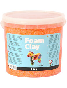 Foam Clay Foam Clay®, neon oranje, 560 gr/ 1 emmer